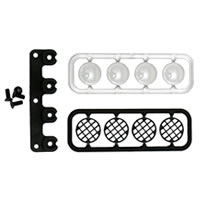 RPM Light Canister Set For RPM Slash Front Bumpers - Chrome (RPM80983)