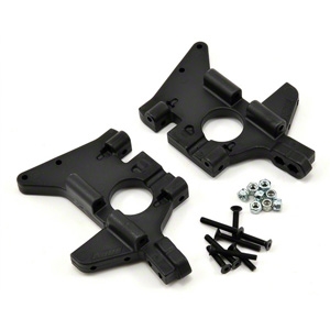 RPM T/E-Maxx Front Bulkheads Black (RPM81062)