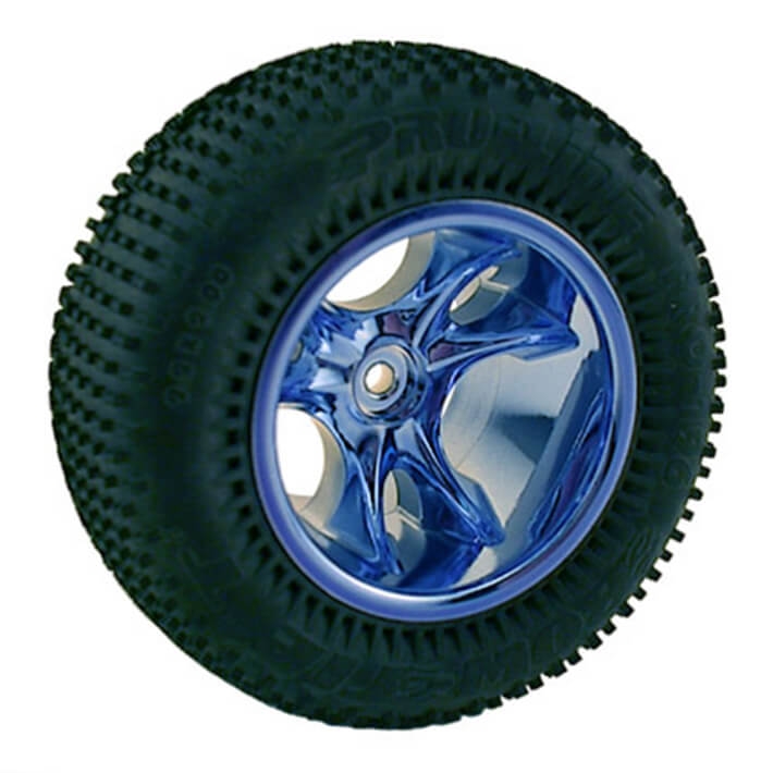 RPM Clawz Blue Chrome Rear Wheels (2) (RPM81775)