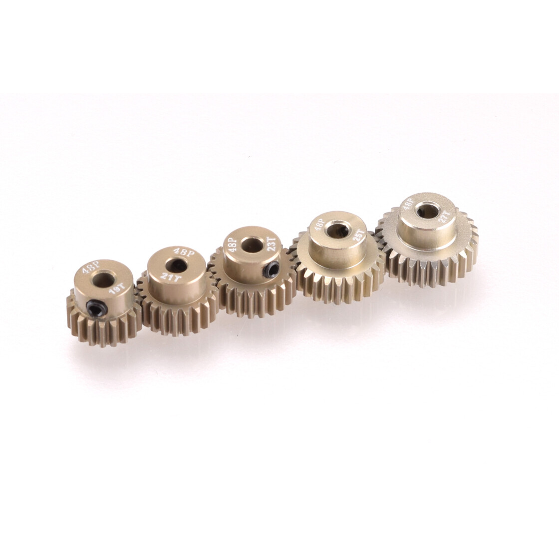 RUDDOG 48dp Aluminium Pinion 5-Pack Odd (19,21,23,25,27T) (RP-0046)
