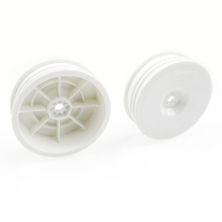 RUDDOG B7 | XB2 | LD3 - 2wd Slim Front Wheels 2.2&quot; (White | 4pcs) (RP-0755)