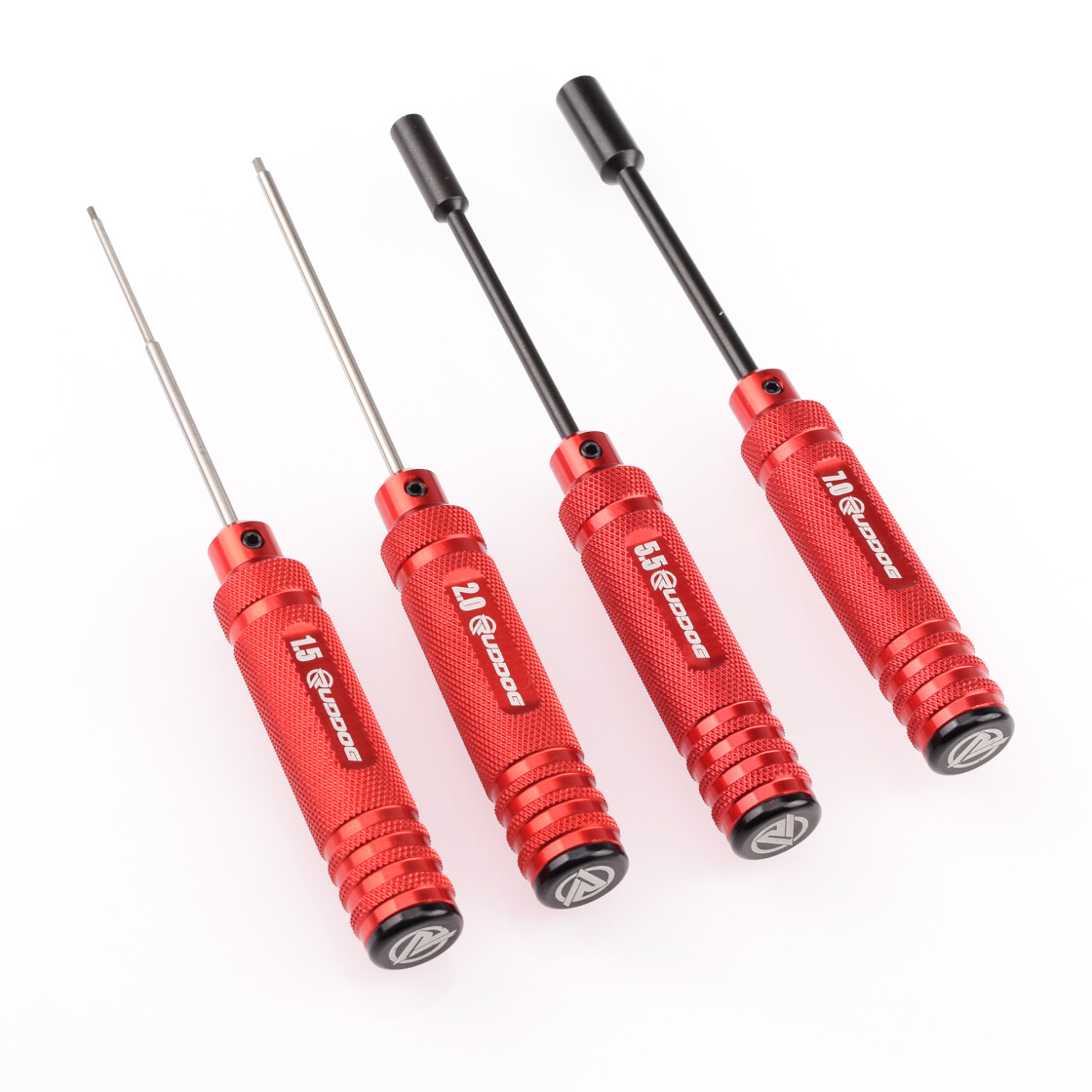RUDDOG Metric Hex and Nut Driver Wrench Set (1.5 | 2.0 | 5.5 | 7.0mm) (RP-0507)