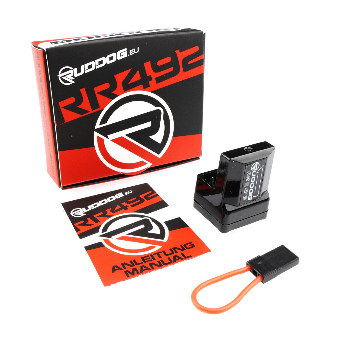 RUDDOG RR492 2.4GHz 4-Channel FH5 Receiver (Compatible with Sanwa FH5 | FH5U) (RP-0763)