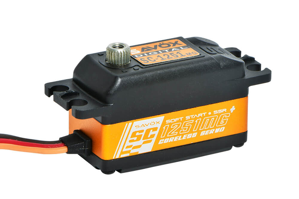 Savox Digital Low Profile Servo 9KG @6V 9V (SAV-SC1251MG+)