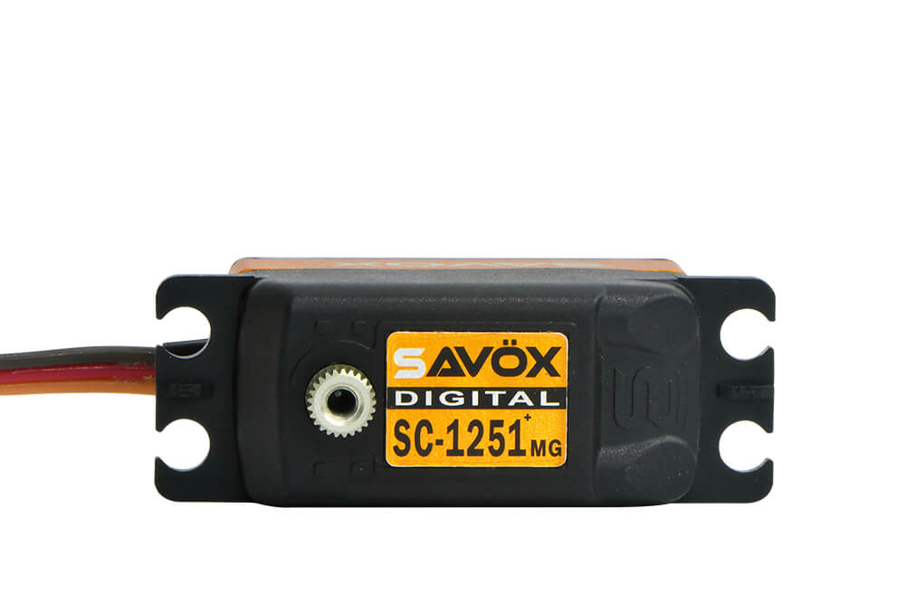 Savox Digital Low Profile Servo 9KG @6V 9V (SAV-SC1251MG+)