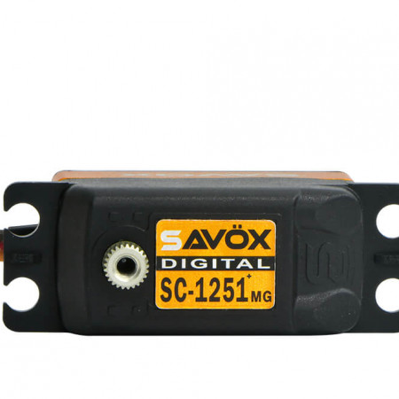 Savox Digital Low Profile Servo 9KG @6V 9V (SAV-SC1251MG+)