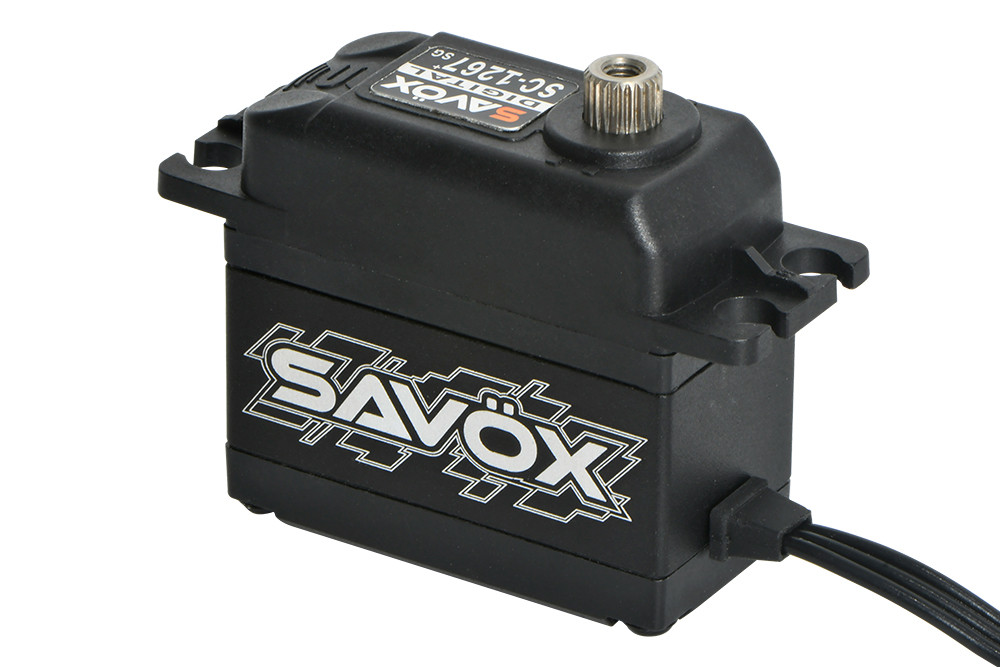 Savox HV Black Edition STD Digital Servo 21kg@7.4v Plus (SAV-SC1267SGB+)