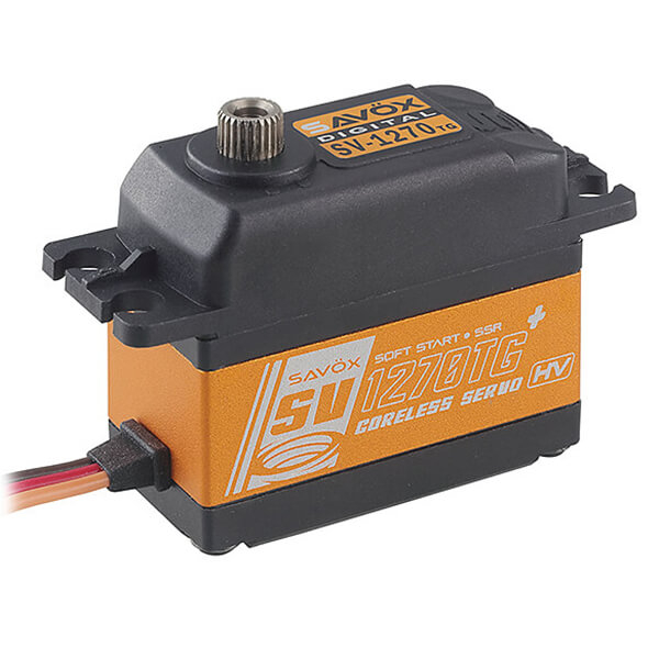 Savox HV STD Size Ultra Torque Servo 35kg/0.11s@7.4V (SAV-SV1270TG+)