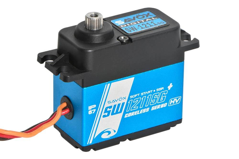 Savox Waterproof Digital Servo, 15kg/0.10S@6V 25kg/0.08s@7.4V (SAV-SW1211SG+)