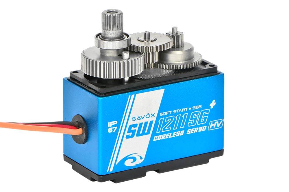 Savox Waterproof Digital Servo, 15kg/0.10S@6V 25kg/0.08s@7.4V (SAV-SW1211SG+)