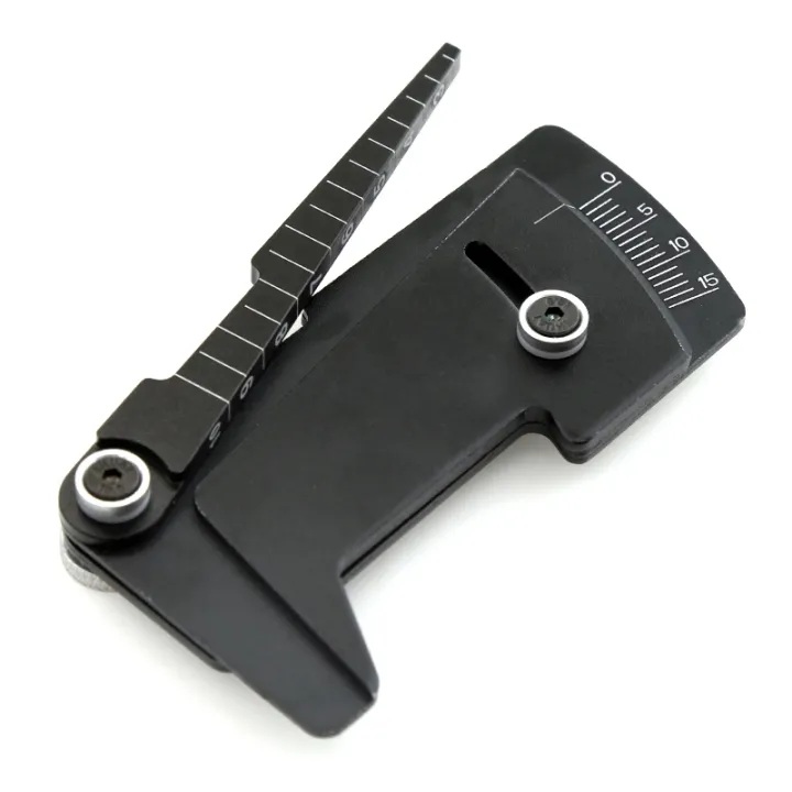 SC Models 1:10 Alloy Camber-Ride Height Gauge - Black (SCVGLFTOOL074)