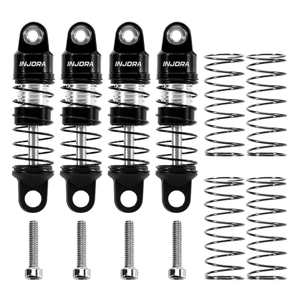 INJORA 22.5mm Aluminum Oil Shocks for 1/30 Axial SCX30 (SCX30-07BS)