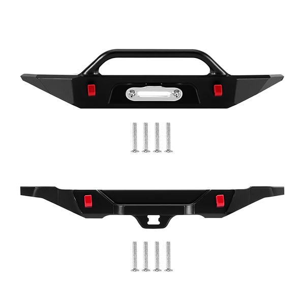 INJORA Aluminum Front Rear Bumper for 1/30 SCX30 Bronco (SCX30-15FR)