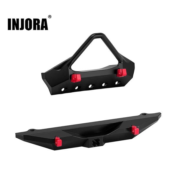INJORA Aluminum Stinger-style Bumper for 1/30 SCX30 JLU0 (SCX30-2016FR)