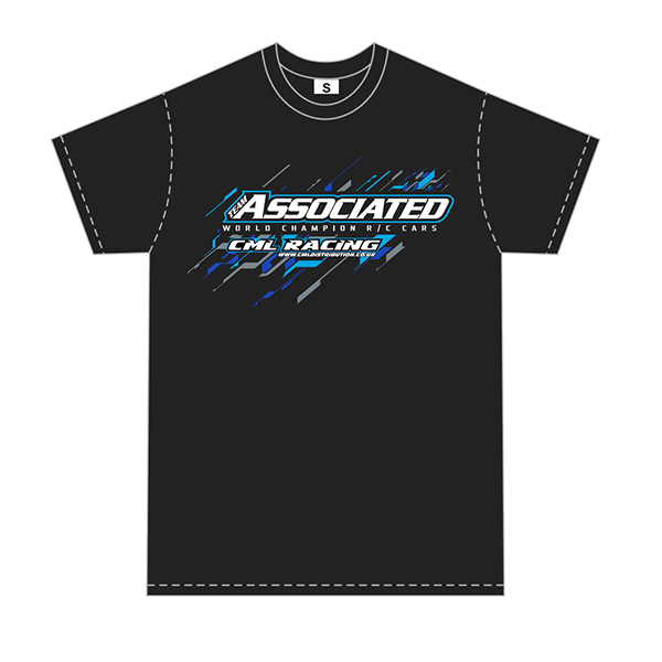 Team Associated Ae/CML T-Shirt Black (Medium) (SP124M-C)