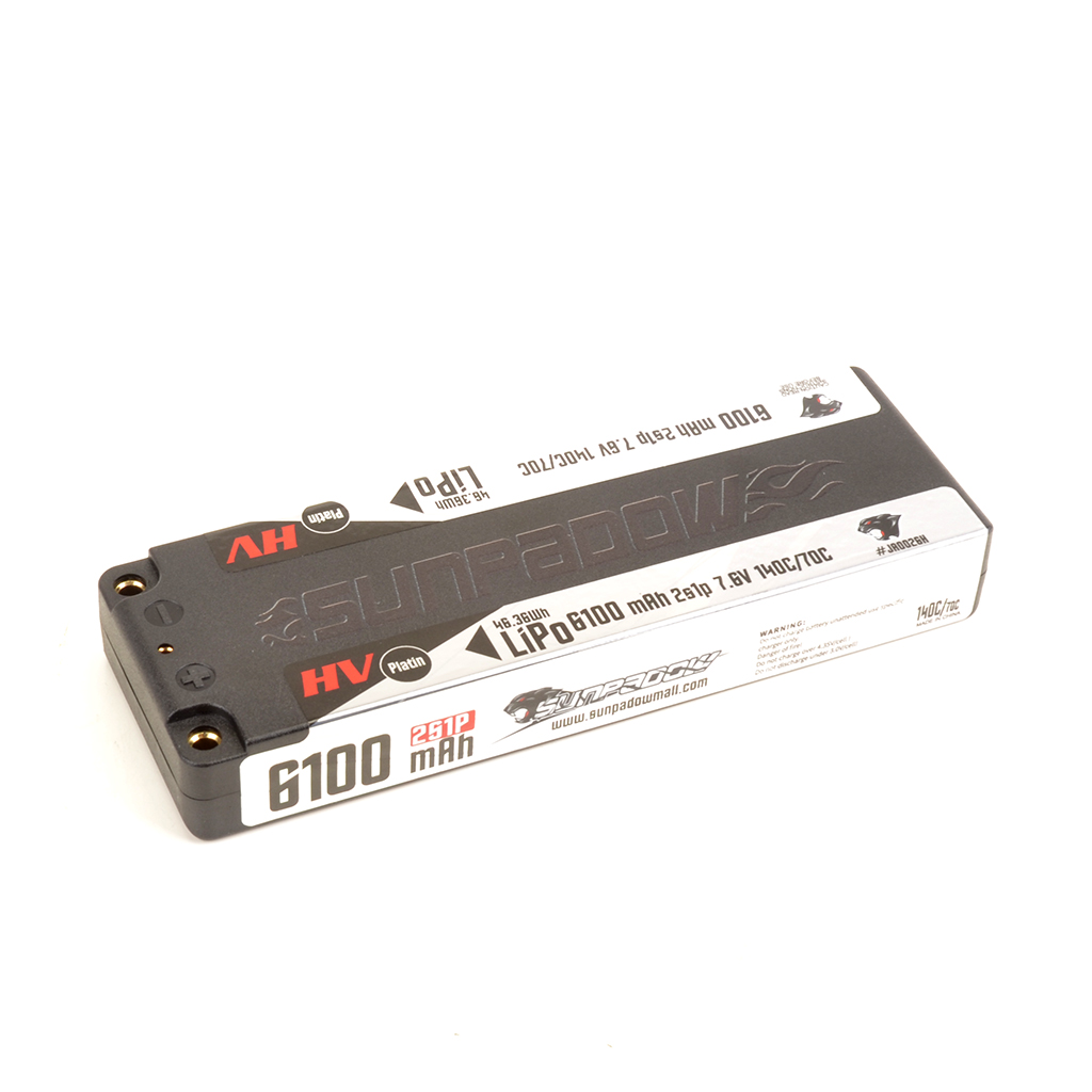 Sunpadow LiPo 6100-7.6V-2S1P-140C LP Stick Platin (SUJA0026H)