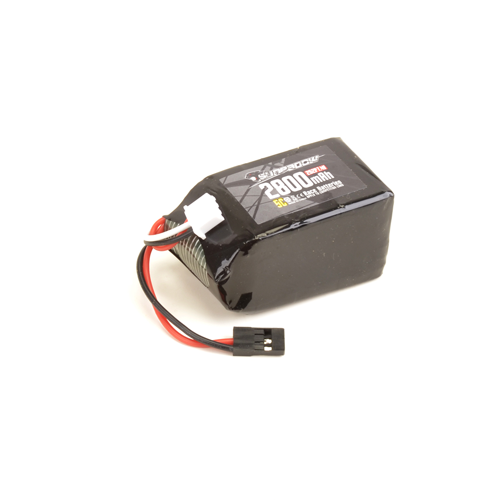 Sunpadow LiPo 2800-2S2P-7.4V-5C RX (SUS128010)