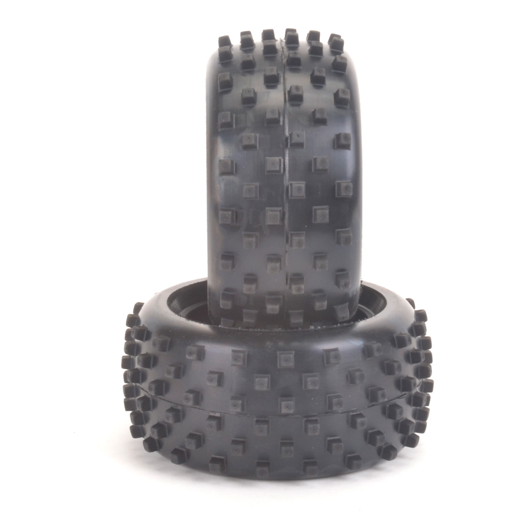 Schumacher Block - Rear Tyres - Blue - CAT (pr) (T692)