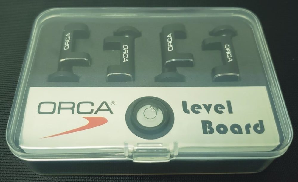 ORCA Level Board – levelling feet for set up boards (TOOLS20LEVB)