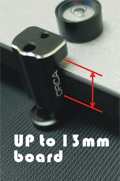 ORCA Level Board – levelling feet for set up boards (TOOLS20LEVB)