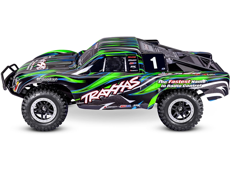 Traxxas Slash 4X4 VXL Brushless - Green (Clipless Body) (TRX68386-4-GRN)