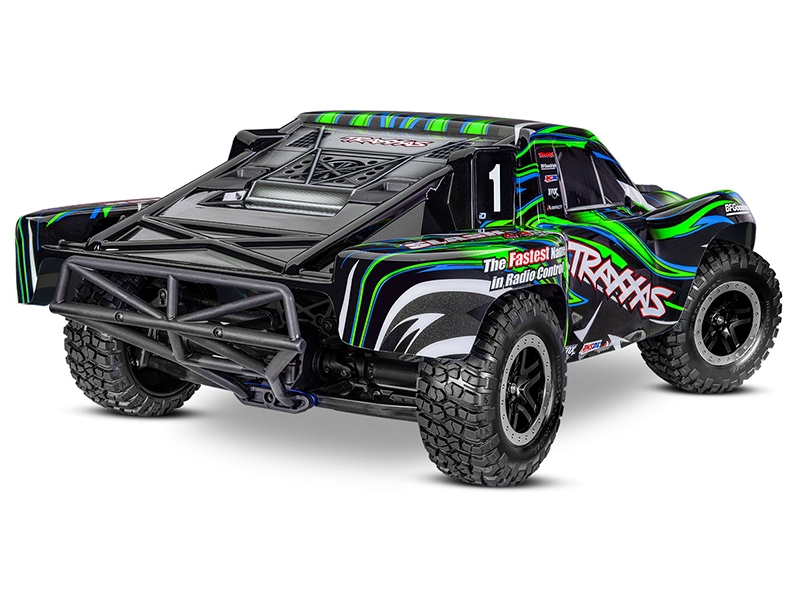 Traxxas Slash 4X4 VXL Brushless - Green (Clipless Body) (TRX68386-4-GRN)