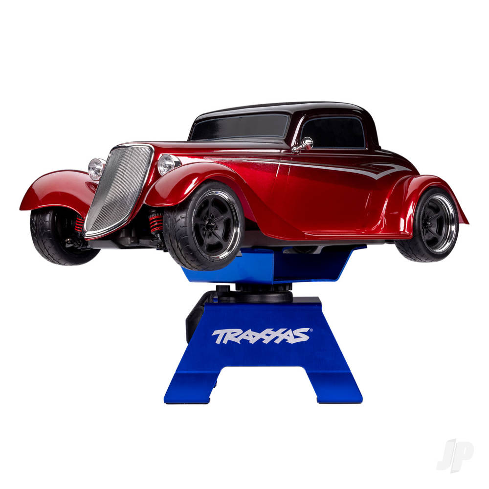 Traxxas 1:10 - 1:18 RC Car/Truck Aluminium Stand, Blue (TRX8796-BLUE)