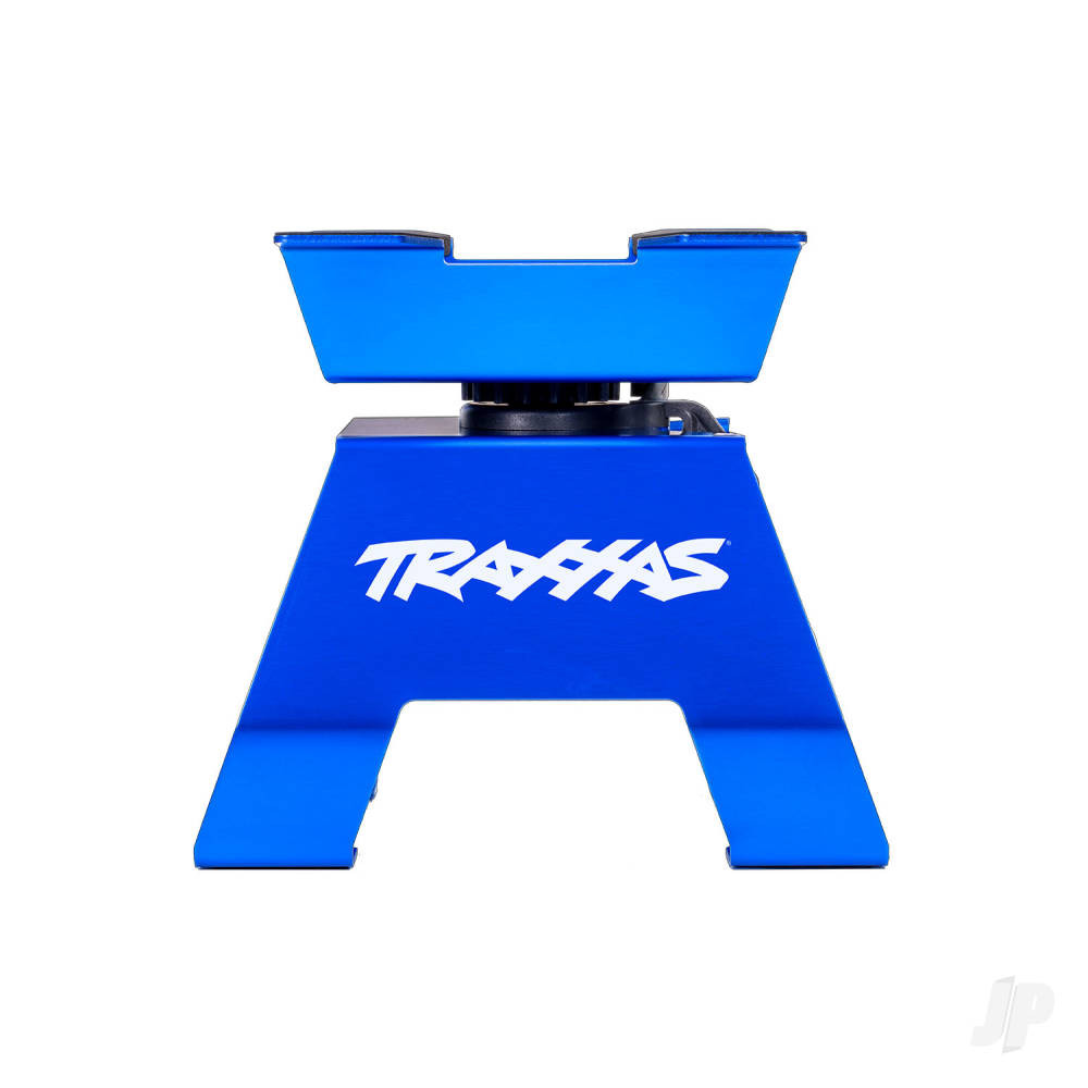 X-Truck RC Car/Truck Aluminium Stand, Blue (for X-Maxx, XRT) (TRX8797-BLUE)