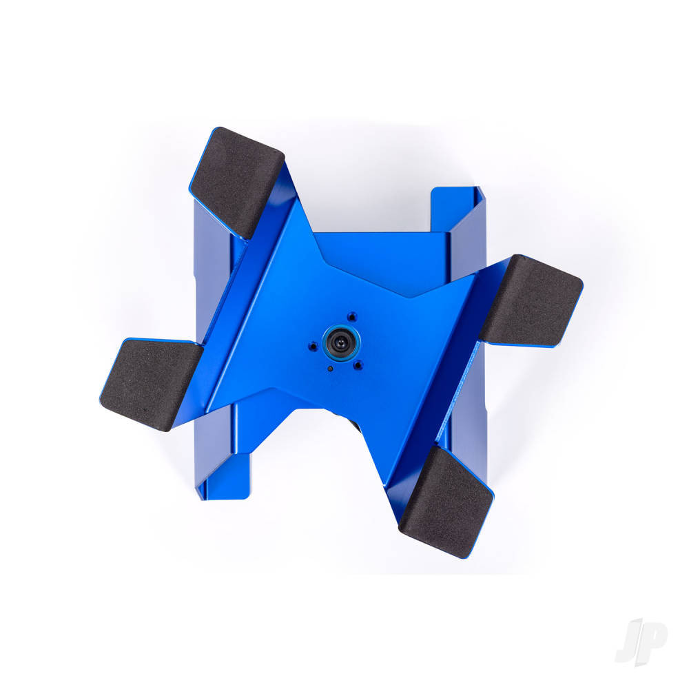 X-Truck RC Car/Truck Aluminium Stand, Blue (for X-Maxx, XRT) (TRX8797-BLUE)