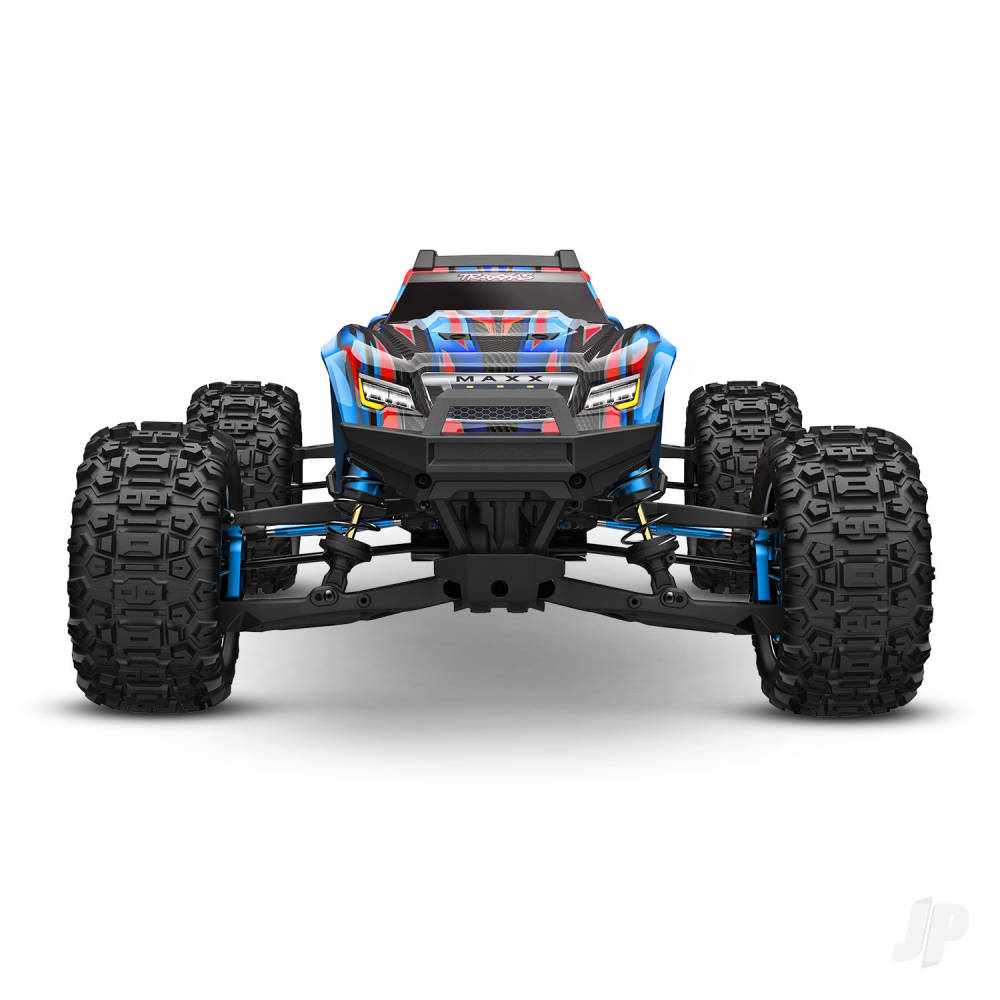 Traxxas Maxx Ultimate 1:10 4S 4WD Electric Monster Truck, Blue - Clipless Body (TRX89087-4-BLUE)