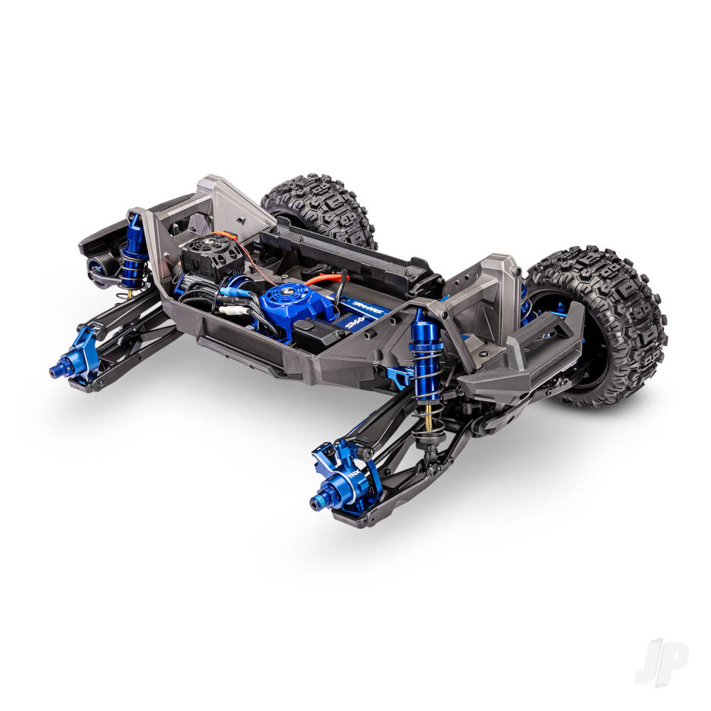 Traxxas Maxx Ultimate 1:10 4S 4WD Electric Monster Truck, Blue - Clipless Body (TRX89087-4-BLUE)