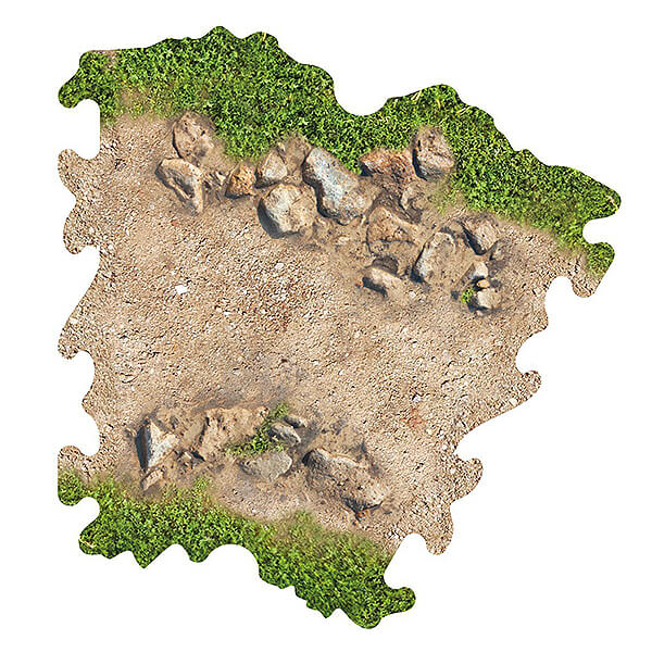 Crawler Park 3 X Rock Bend For 1/24 Rc Crawler Park Circuit (TWDTRK001)