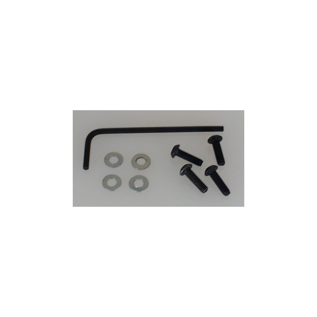 Schumacher M3x10mm Button Screws+Washers(pk4) (U1496)