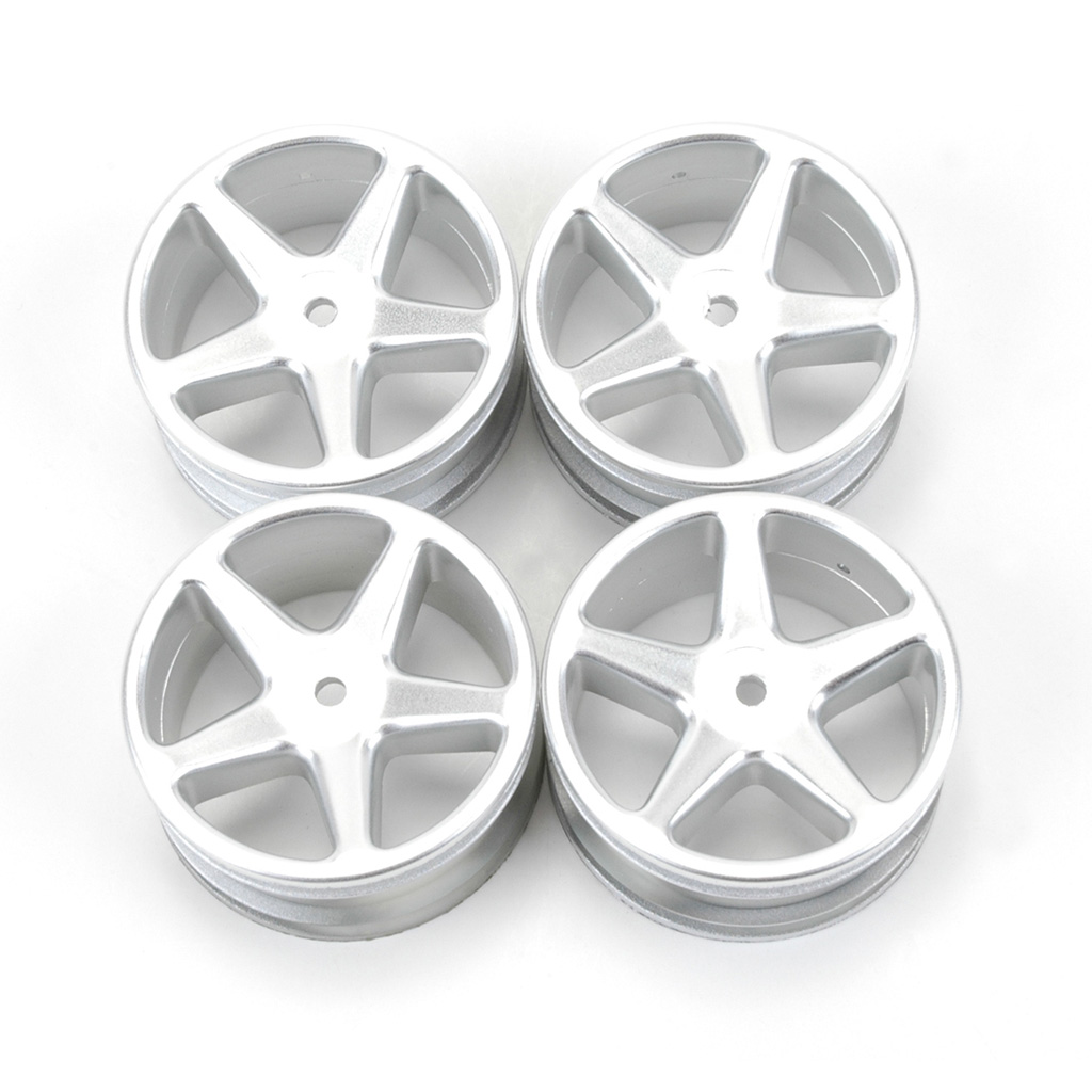 Schumacher Wheel; 5 spoke 25mm - Satin (Pk4) (U1934)