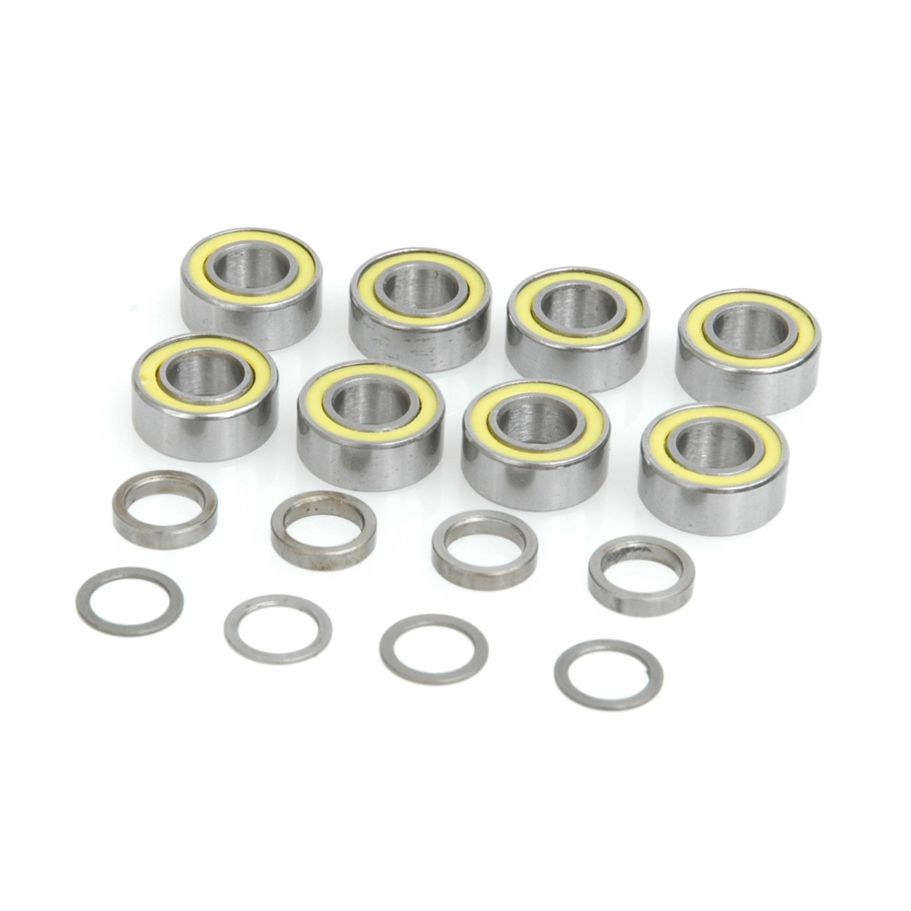 Schumacher Wheel Bearings 5x10x4 Shield +Shim Set (8pcs) (U2189)