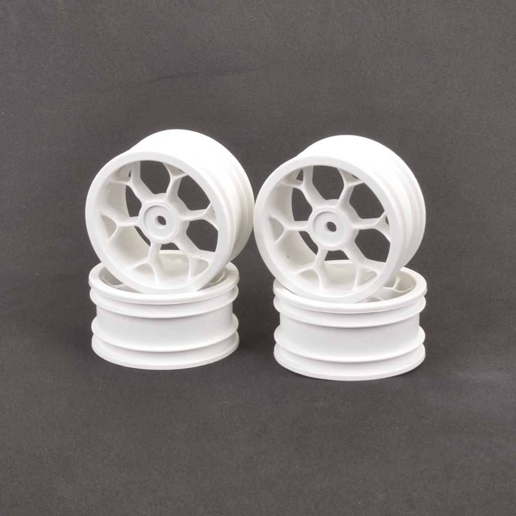 Schumacher Wheel Y Spoke 25mm - White pk4 (U2193)