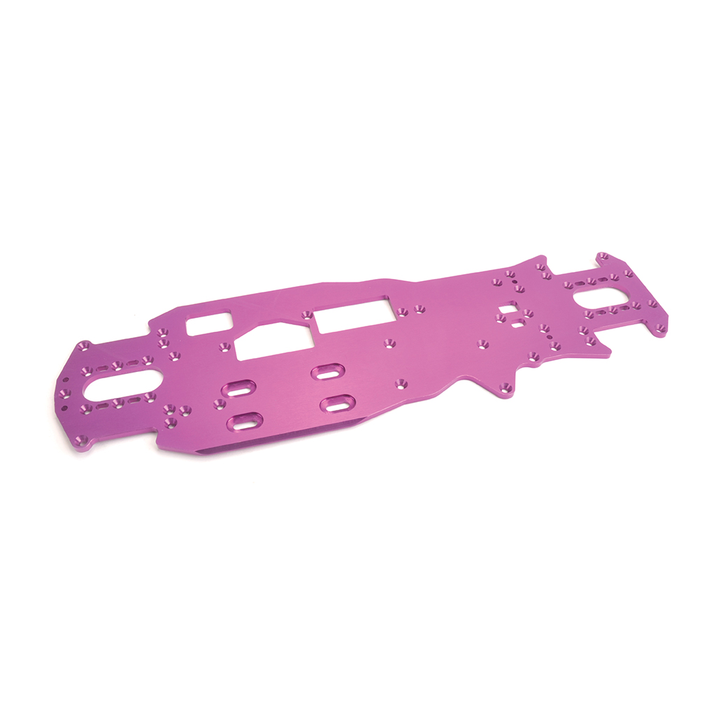 Schumacher Purple Alloy Chassis; CNC - R12 (U2577)