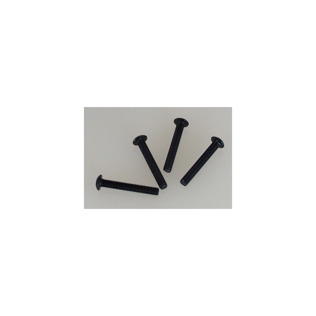 Schumacher M3x20mm Button Screws      (pk4) (U2607)