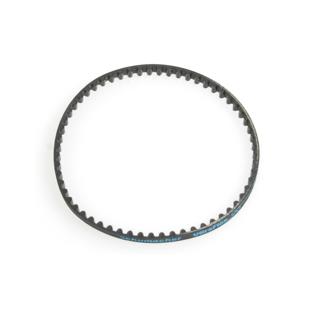 Schumacher Rear Belt; Black Mod 60t - Mi2-Mi4CXL (U2721)