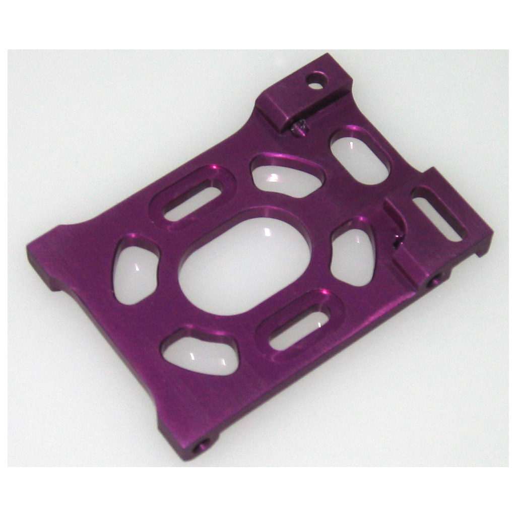 Schumacher Alloy Motor Mount; purple - Mi2/EC (U2726)