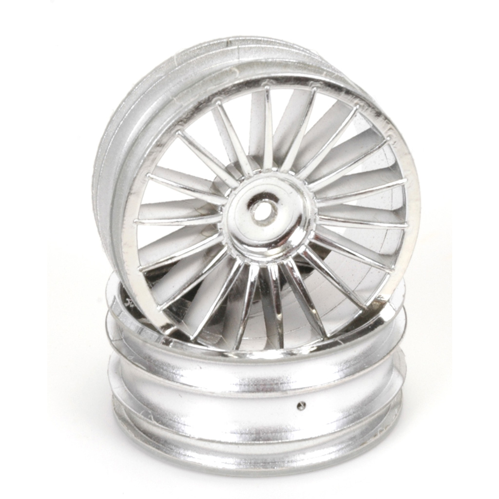 Schumacher Chrome Front Wheels - GTR (pr) (U2808)