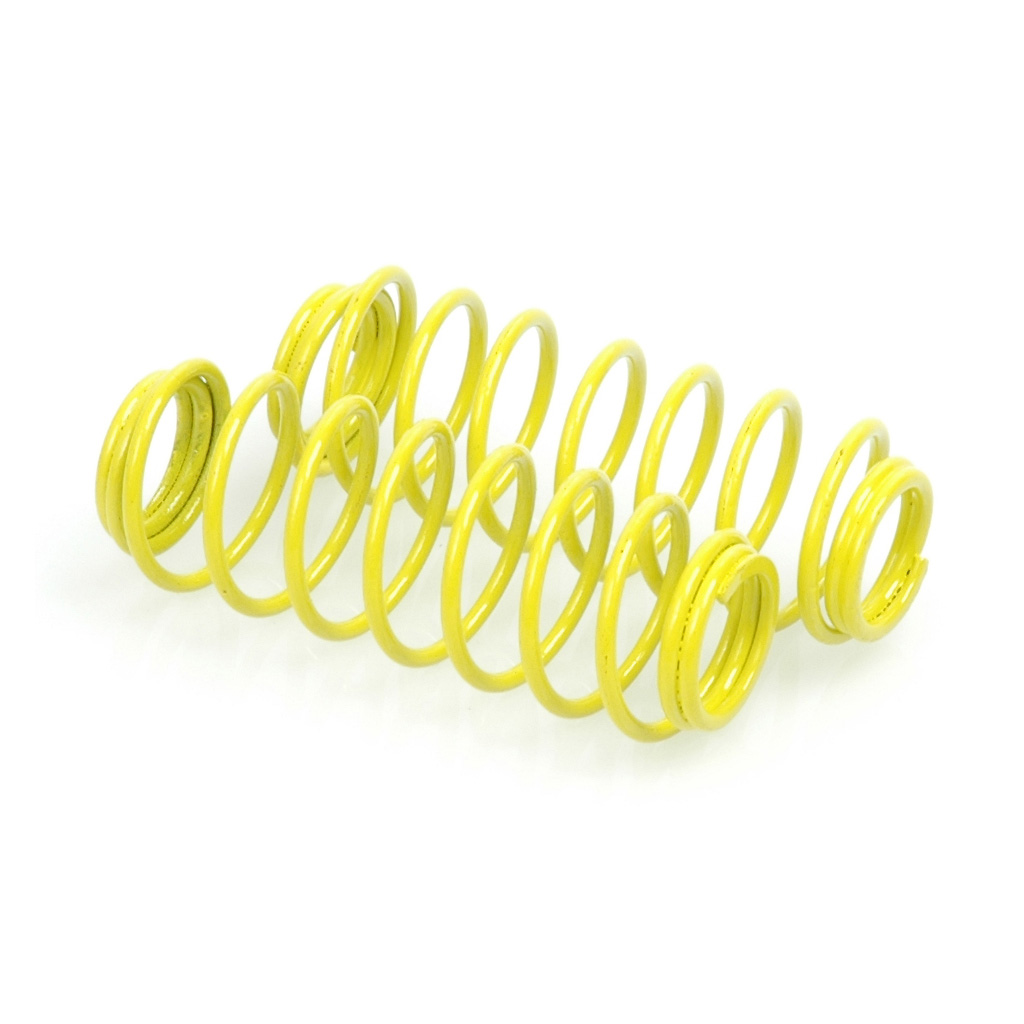 Schumacher Shock Springs; Front H10F Yellow pr - Havoc,Manic (U2895)