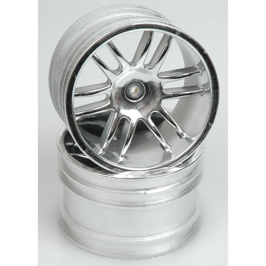 Schumacher Chrome Wheel; 12 Spoke - Havoc  (pr) (U2973)