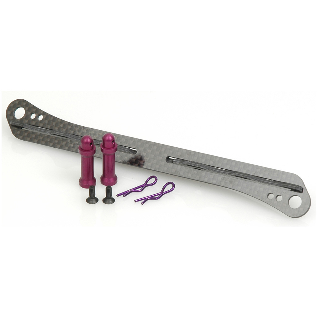 Schumacher C/F Battery Strap and Alloy Posts; 4200 (U2985)