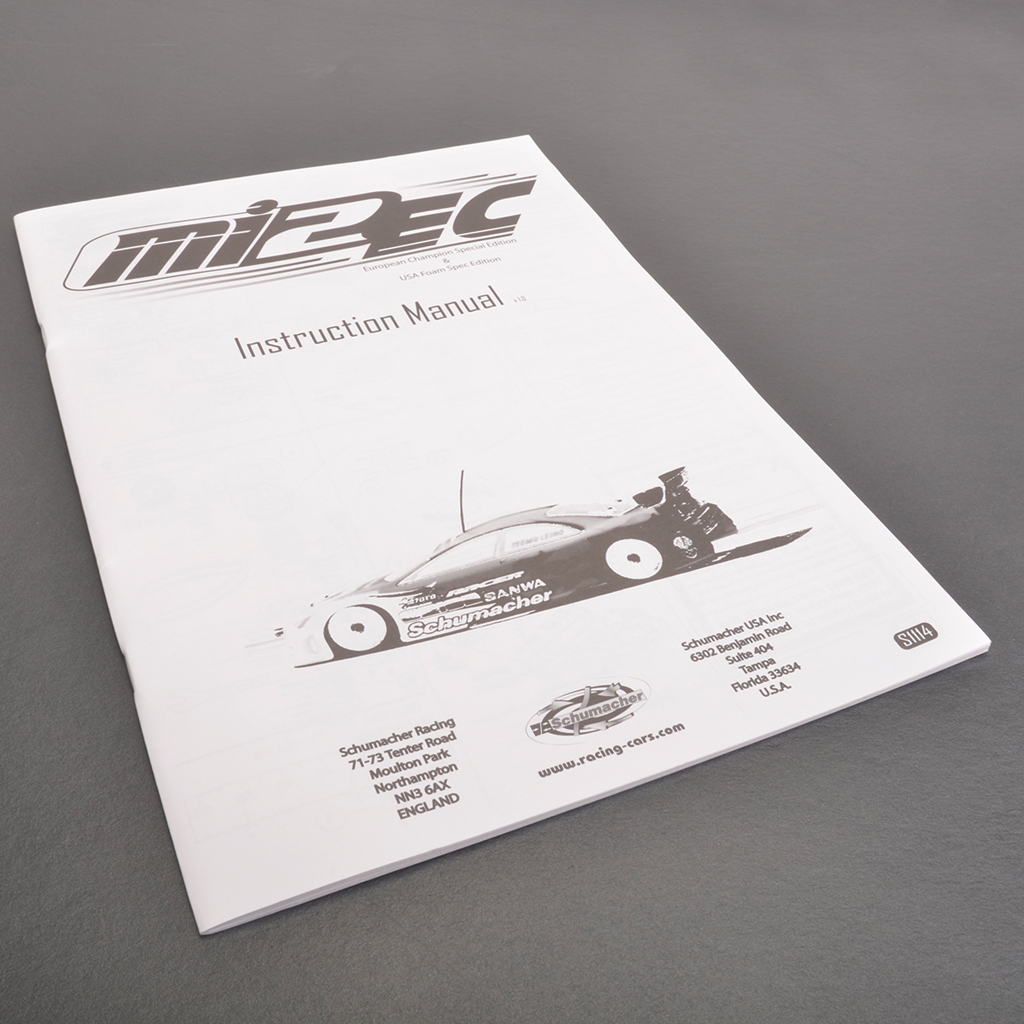 Schumacher Instr Manual - Mi2 E.C. (U2987)