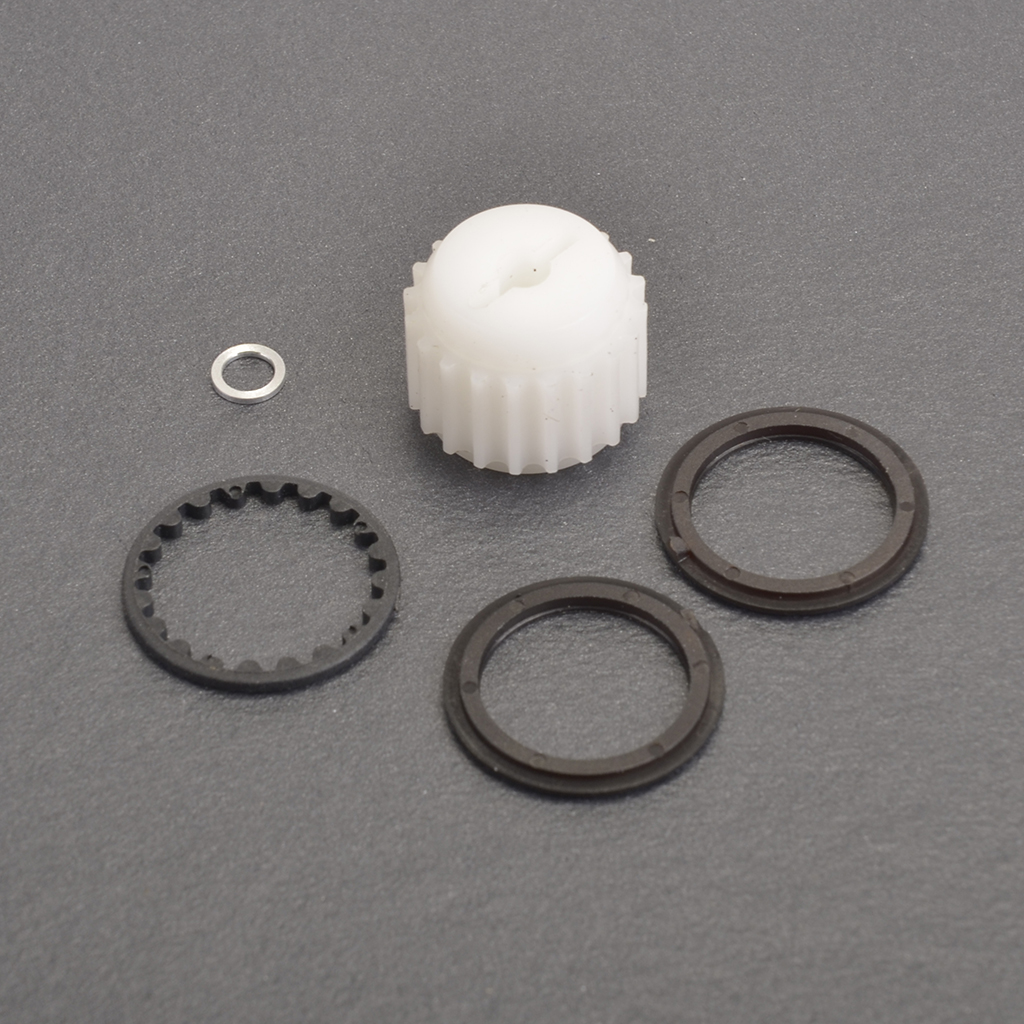 Schumacher CNC Pulley; 20T + Spacer - Mi2 E.C. (U3010)