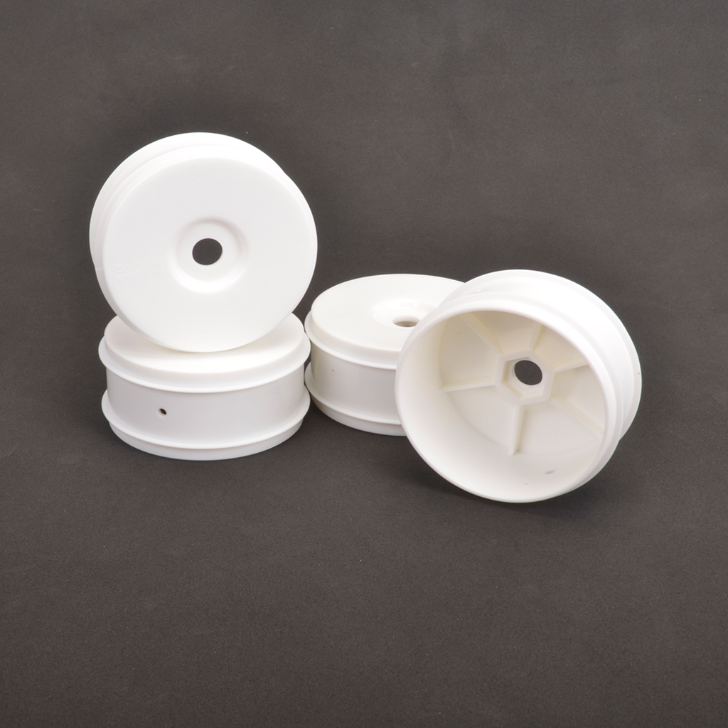 Schumacher Wheel 1/8th - White Dish v2 - pk4 (U3114)