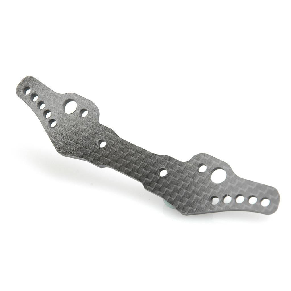 Schumacher C/F Shock Bkt; Rear - Low - Mi3/.5 (U3153)
