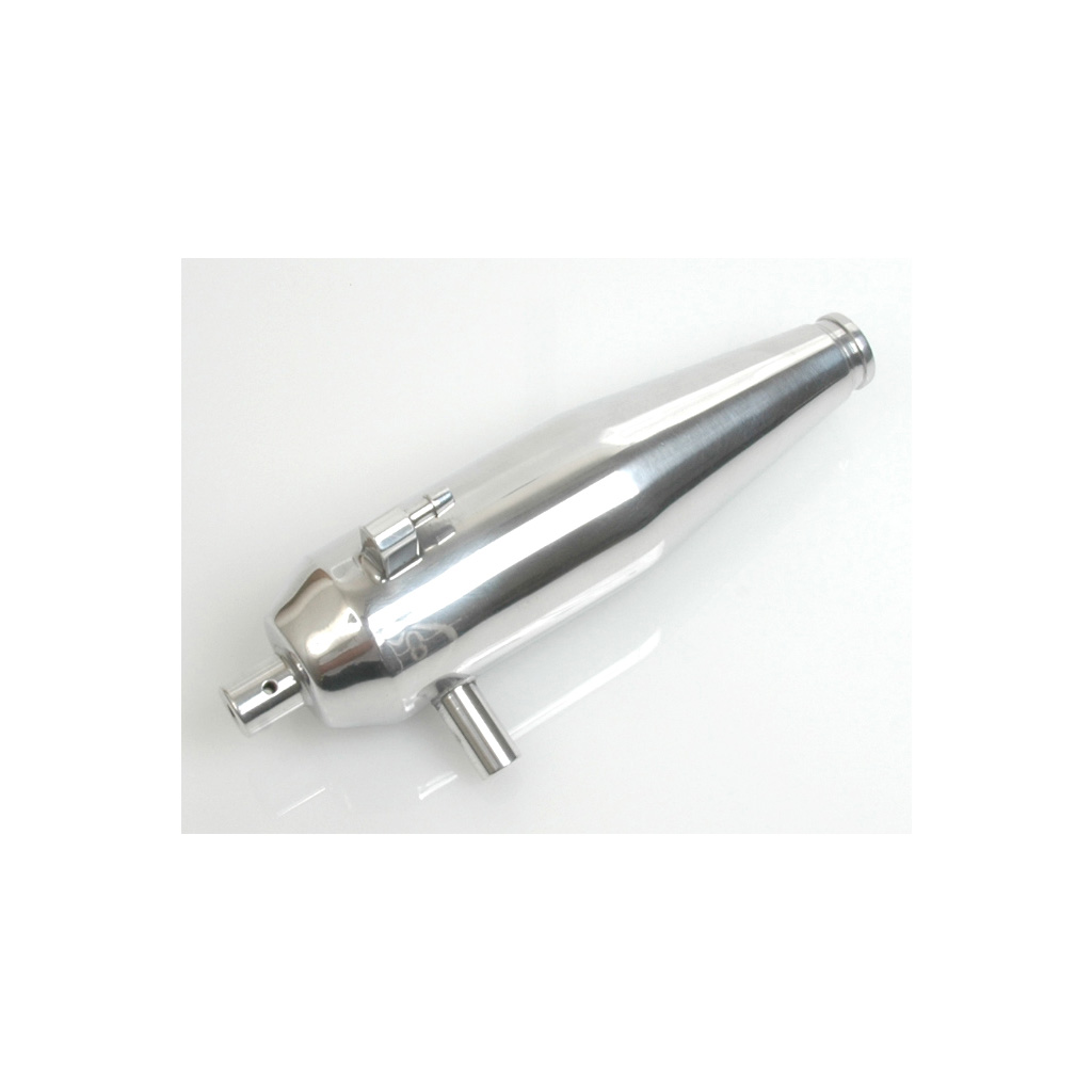 Schumacher Muffler; Polished Alloy - RIOT (U3205)
