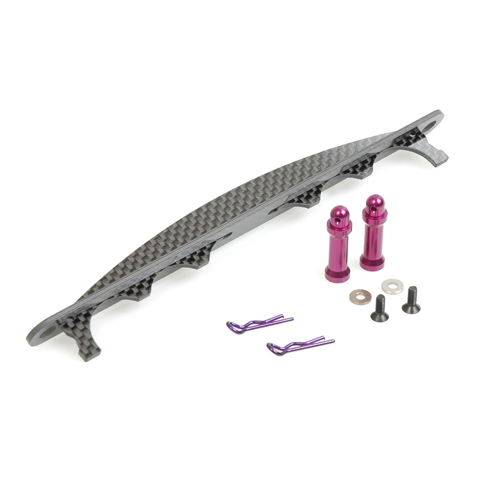 Schumacher C/F Battery Strap and Alloy Posts - Mi3/.5 (U3222)